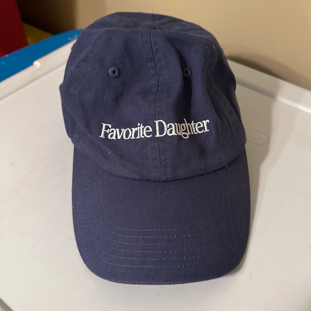 ‘Favorite Daughter' adjustable navy baseball Cap
